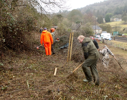 Scrub bashing